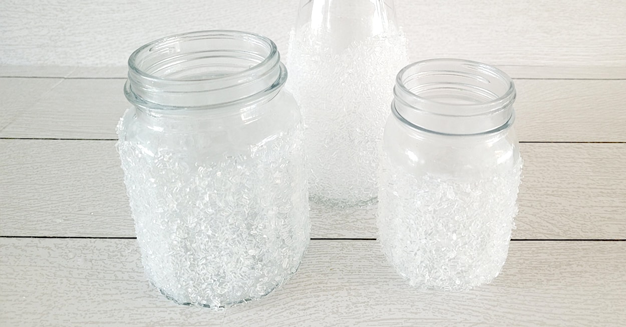 Frosted Glass Jar Candleholders Dollar Tree