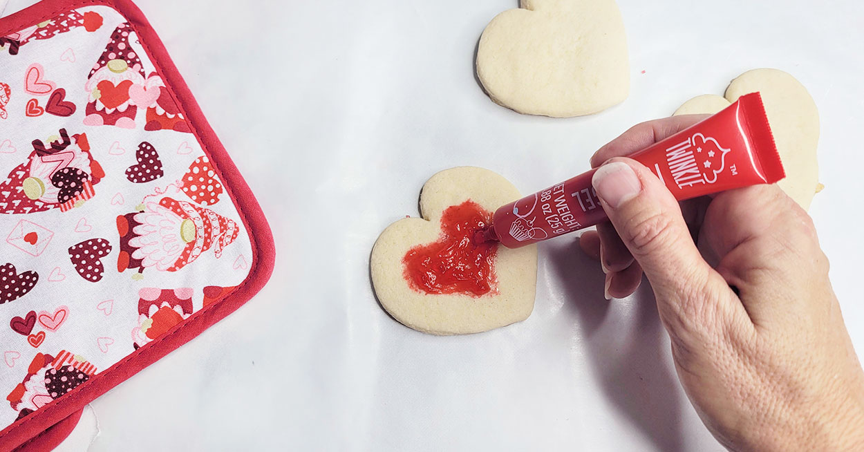 TwoTone Valentine's Day HeartShaped Sugar Cookie Recipe Dollar Tree