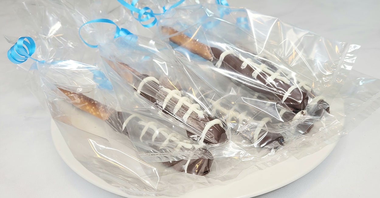 Game Day Pretzel Rod Desserts Dollar Tree